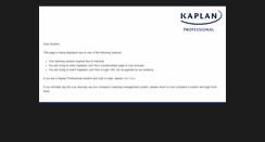 Desktop Screenshot of kaplearn.com